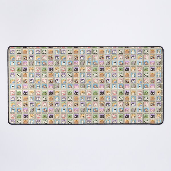 Item preview, Cute Kawaii Animal Stamp Collection – Pastel Chibi Animals Sticker Sheet designed and sold by StickerJas.