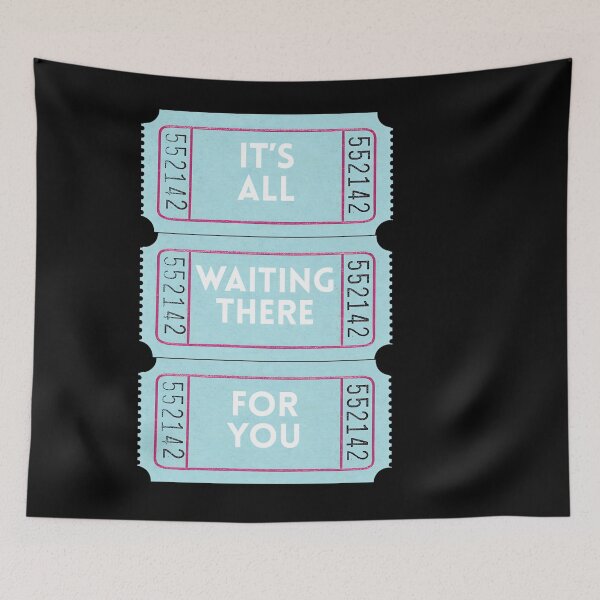 Item preview, Harry Styles Carlas Song Lyric Tickets Music Fan Design designed and sold by LouisaOReilly.