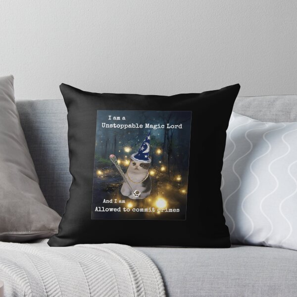 Item preview, Funny Wizard Cat Meme Magic Lord designed and sold by MichelleDayleys.