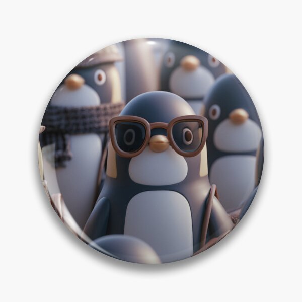Item preview, Stylized Penguin Crowds designed and sold by baksuart.