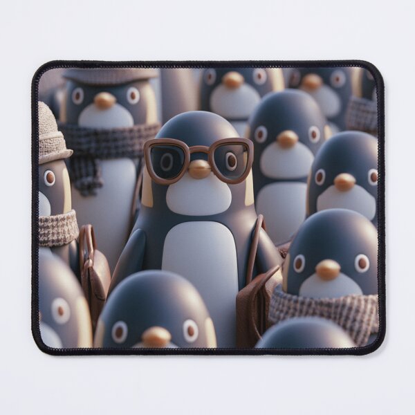 Item preview, Stylized Penguin Crowds designed and sold by baksuart.