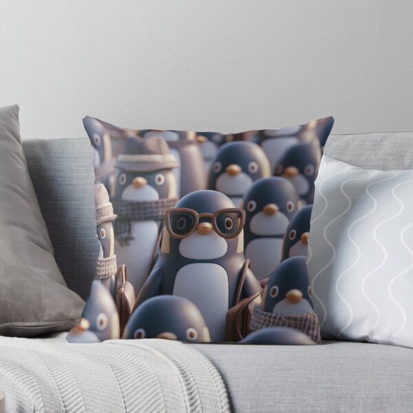 Item preview, Stylized Penguin Crowds designed and sold by baksuart.