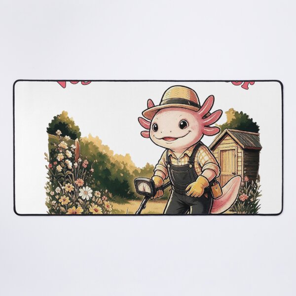 Item preview, Axolotl Gardener Vegetables Detector Funny designed and sold by VISIONSTURME.