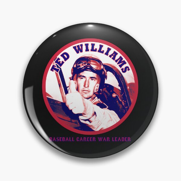 Artikelvorschau, Ted Williams, Baseball-Karriere, Kriegsführer entworfen und verkauft von Kate Loo.
