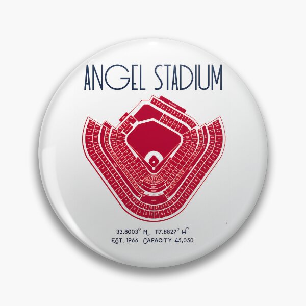 Item preview, Los Angeles Anaheim Angels Stadium Baseball designed and sold by Kate Loo.