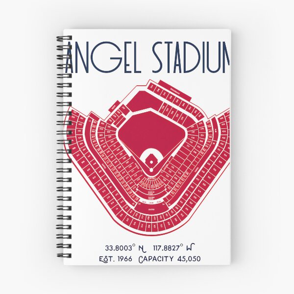 Item preview, Los Angeles Anaheim Angels Stadium Baseball designed and sold by Kate Loo.