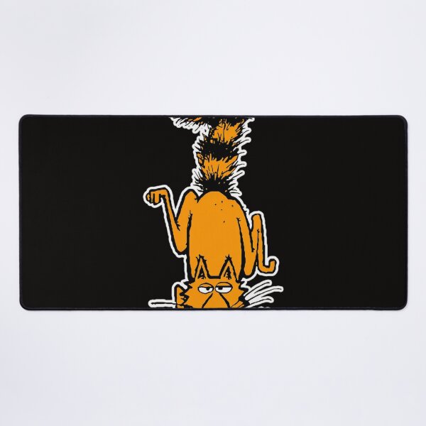 Item preview, Orange Feline Upside Down designed and sold by Hector-Studio.