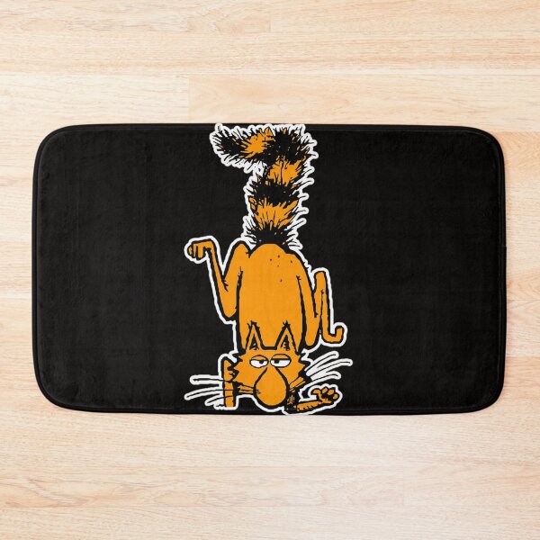 Item preview, Orange Feline Upside Down designed and sold by Hector-Studio.