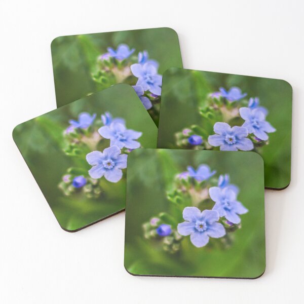 Item preview, Forget Me Not Flowers 1x1 designed and sold by PhotoArtbyGrace.