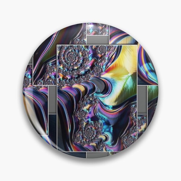 Item preview, Iridescent Fractal Wave Multi-Panel designed and sold by KingsArtworx 2.