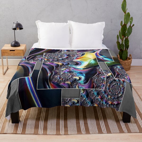 Item preview, Iridescent Fractal Wave Multi-Panel designed and sold by KingsArtworx 2.