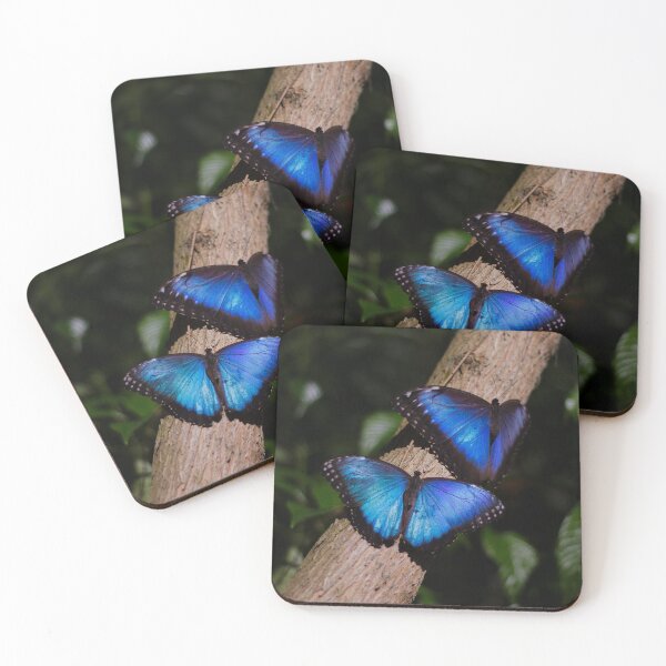Item preview, Blue Butterfly Duo 1x1 designed and sold by PhotoArtbyGrace.
