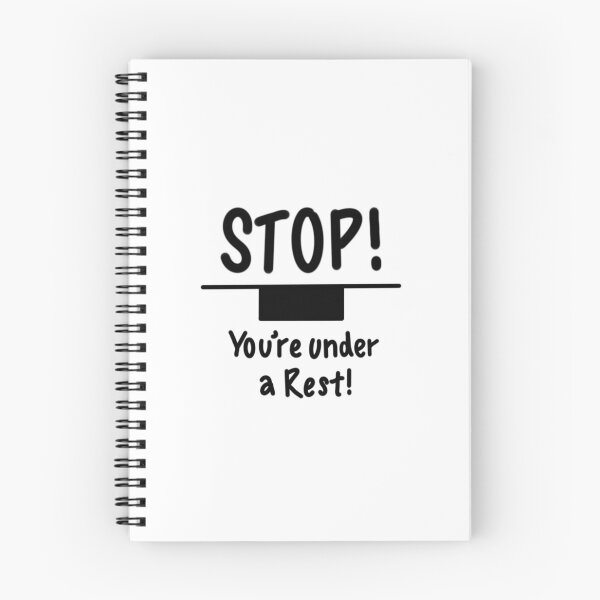 Item preview, STOP! You're under a (Semibreve) Rest! designed and sold by thatmusiclife.
