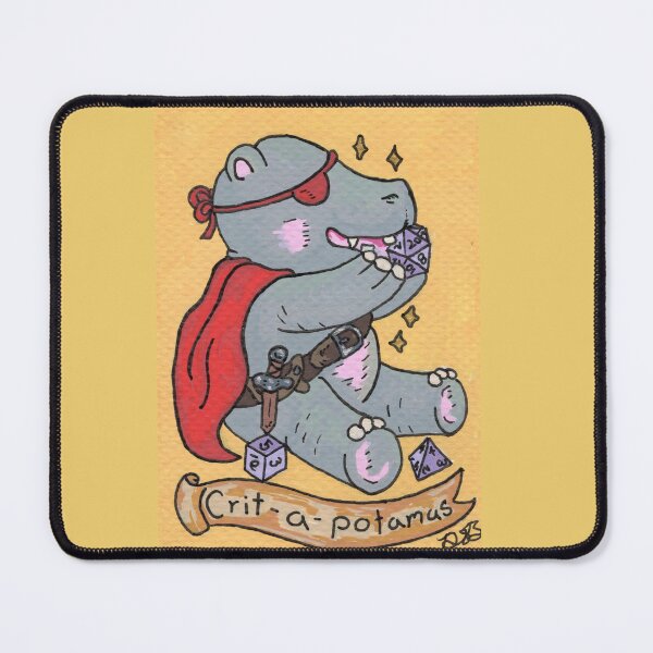 Item preview, Crit-a-potamus designed and sold by Sagebrush Montana.