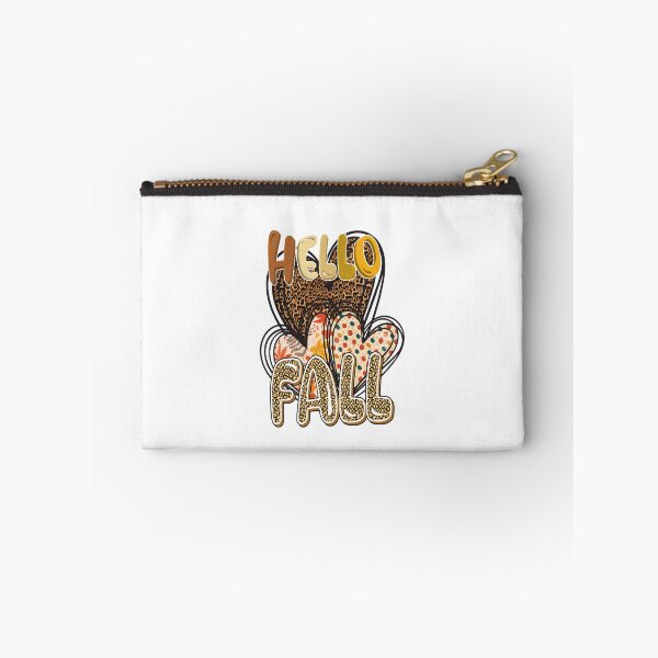 Item preview, Cute Hello Fall Leopard Print Heart Autumn Graphic designed and sold by BrielleKreiger.