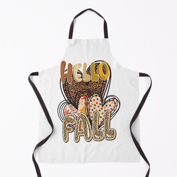 Item preview, Cute Hello Fall Leopard Print Heart Autumn Graphic designed and sold by BrielleKreiger.