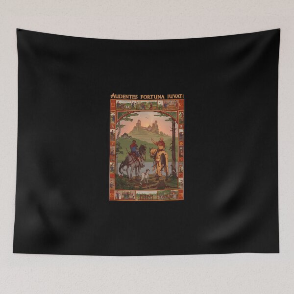 Item preview, Medieval Knights Journey Tapestry Art designed and sold by AidaWillisa.