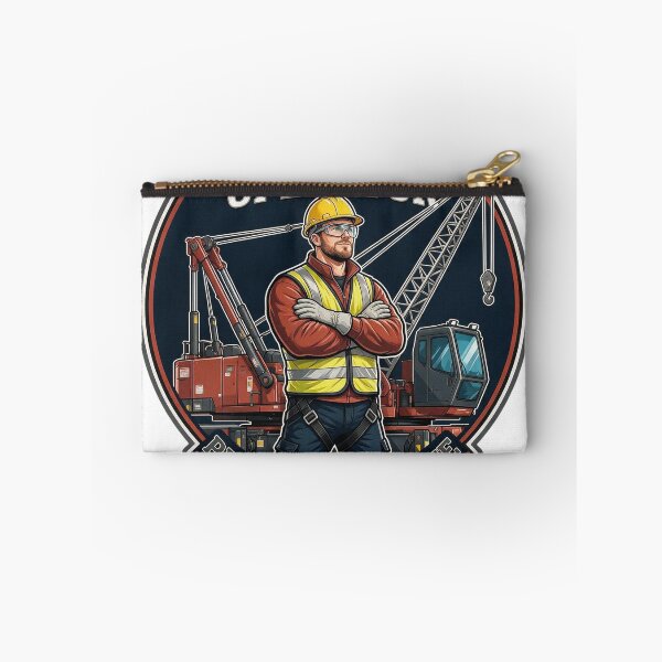Item preview, Proud Crane Operator Construction Worker Retro Logo designed and sold by VISIONSTURME.