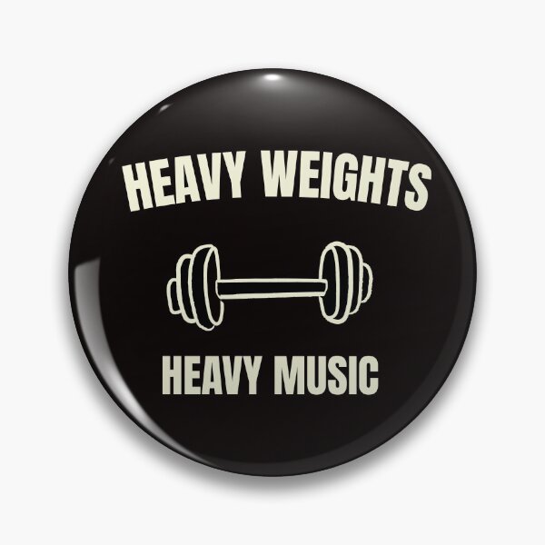 Item preview, Heavy Weights Heavy Music Shirt, Gym Workout T-Shirt, Vintage Bodybuilding Tee, Fitness Metal Head Shirt, Powerlifting Gift, Pump Cover designed and sold by HardcoreGains.