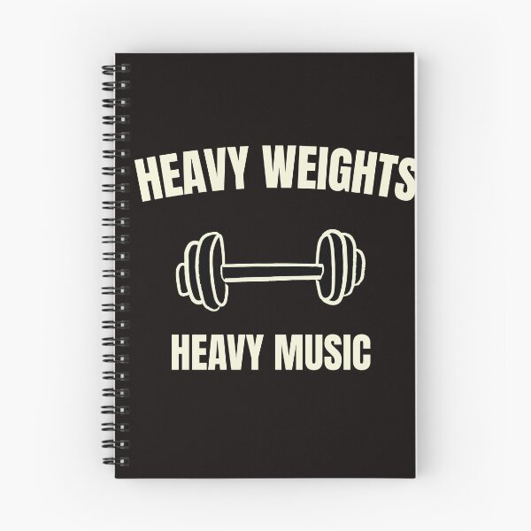 Item preview, Heavy Weights Heavy Music Shirt, Gym Workout T-Shirt, Vintage Bodybuilding Tee, Fitness Metal Head Shirt, Powerlifting Gift, Pump Cover designed and sold by HardcoreGains.