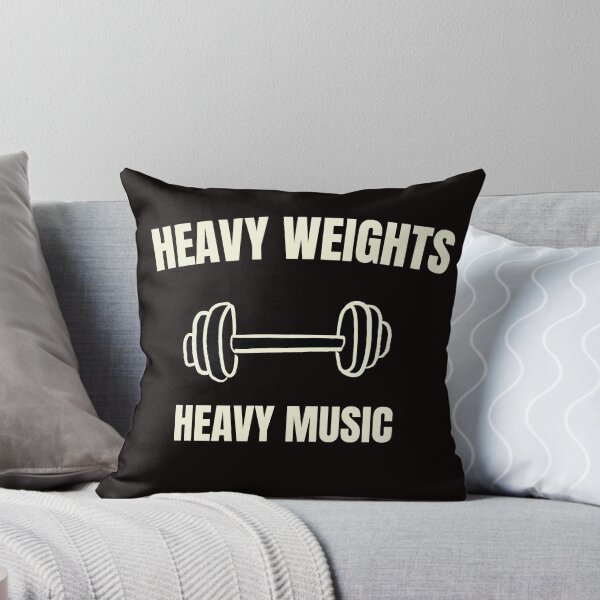 Item preview, Heavy Weights Heavy Music Shirt, Gym Workout T-Shirt, Vintage Bodybuilding Tee, Fitness Metal Head Shirt, Powerlifting Gift, Pump Cover designed and sold by HardcoreGains.