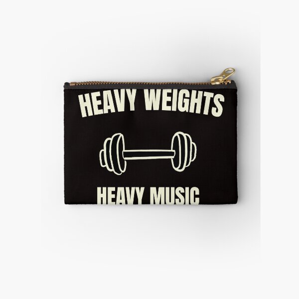 Item preview, Heavy Weights Heavy Music Shirt, Gym Workout T-Shirt, Vintage Bodybuilding Tee, Fitness Metal Head Shirt, Powerlifting Gift, Pump Cover designed and sold by HardcoreGains.