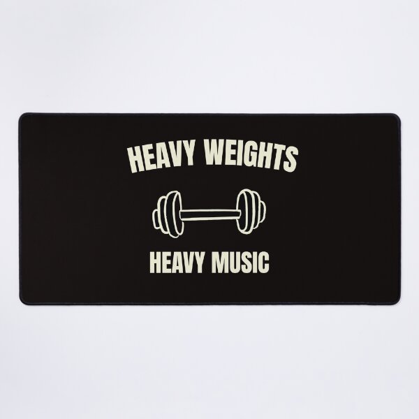 Item preview, Heavy Weights Heavy Music Shirt, Gym Workout T-Shirt, Vintage Bodybuilding Tee, Fitness Metal Head Shirt, Powerlifting Gift, Pump Cover designed and sold by HardcoreGains.
