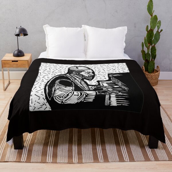 Item preview, Linocut Pianist Graphic Art designed and sold by Hector-Studio.