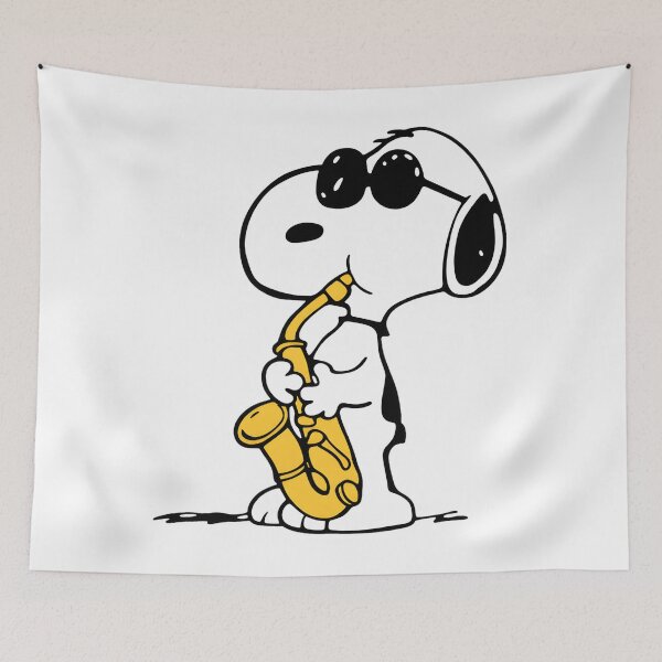 Item preview, Snoopy Saxophone Sunglasses Jazz Cool  designed and sold by LittleMamastore.