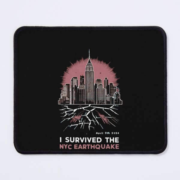 Item preview, Historic City Skyscraper Skyline Earthquake Memorial Art designed and sold by BrielleKreiger.