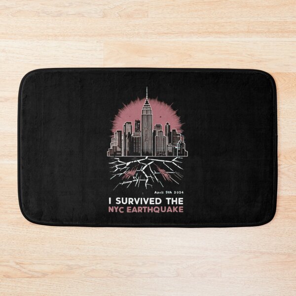 Item preview, Historic City Skyscraper Skyline Earthquake Memorial Art designed and sold by BrielleKreiger.