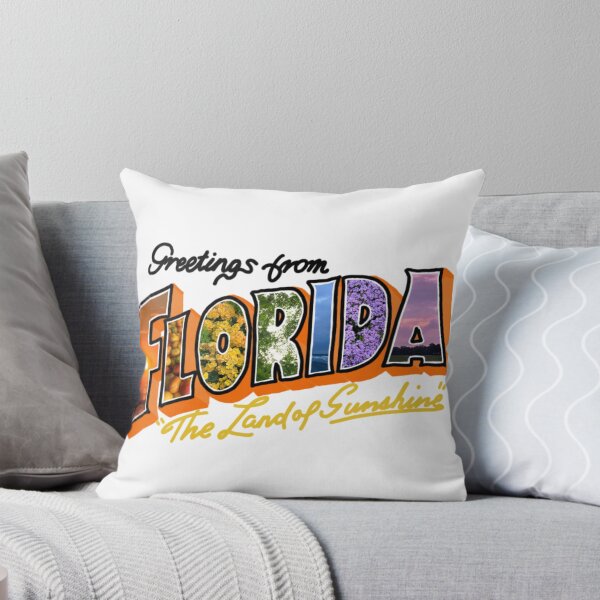Item preview, Greetings from FLORIDA (in orange and rainbow) designed and sold by lukeferd.