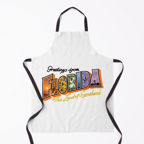 Item preview, Greetings from FLORIDA (in orange and rainbow) designed and sold by lukeferd.