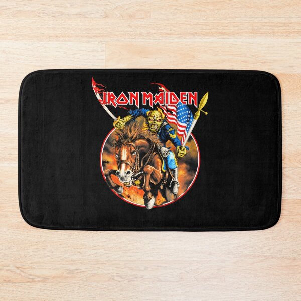 Item preview, Maiden Eddie Soldier Horse US Flag designed and sold by Rafiqrafisqy.