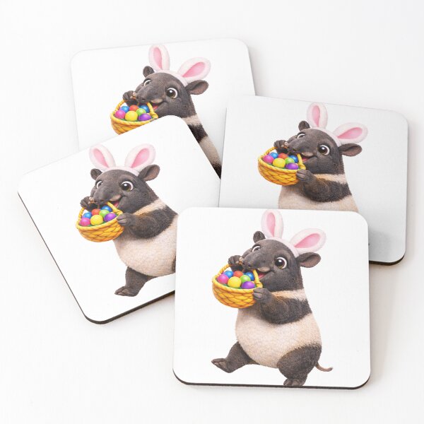 Item preview, Mountain Tapir Easter Eggs designed and sold by Sillytoe.