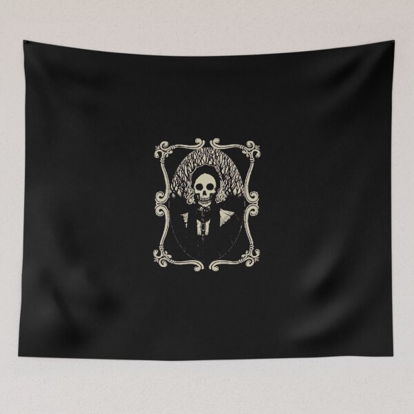 Item preview, Vintage Baroque Skeleton Skull Gothic Frame Art designed and sold by BrielleKreiger.