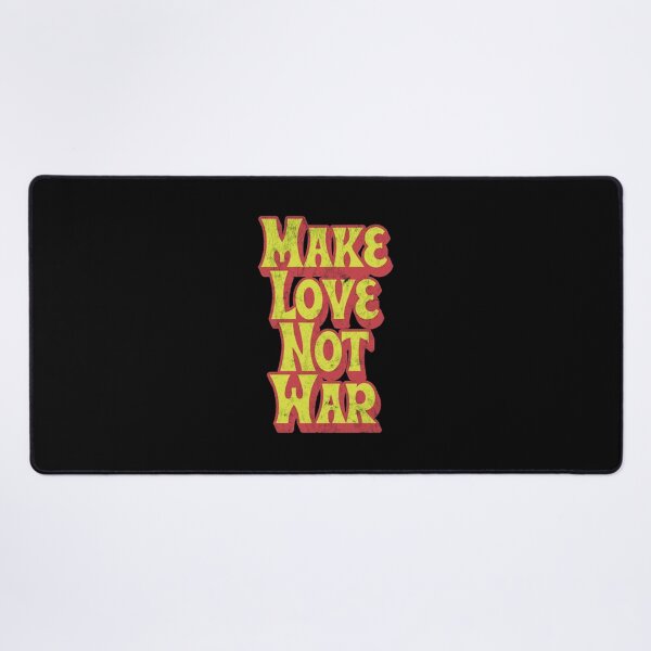 Item preview, Retro Seventies Peace Slogan Make Love Typography designed and sold by BrielleKreiger.