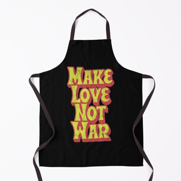 Item preview, Retro Seventies Peace Slogan Make Love Typography designed and sold by BrielleKreiger.