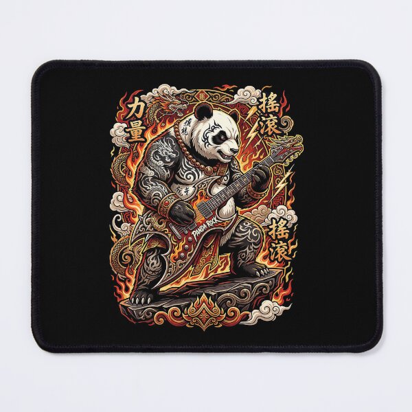 Item preview, Fierce Dragon Tattoos Panda Rocker designed and sold by HexOne.