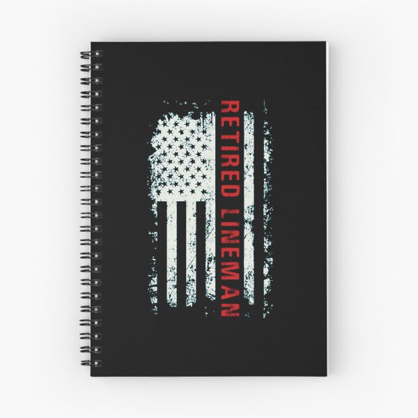 Item preview, Patriotic Distressed Flag Retired Lineman Service Graphic designed and sold by BrielleKreiger.