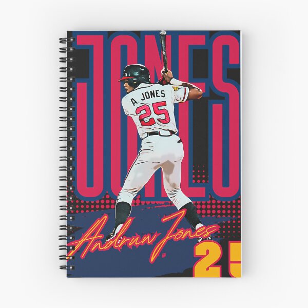 Item preview, Andruw Jones Baseball Iconic Swing With Jersey 25 designed and sold by vinay vasamsetty.