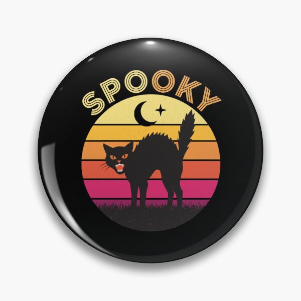 Artikelvorschau, Spooky Black Cat Halloween Feline Lover entworfen und verkauft von kromashift.
