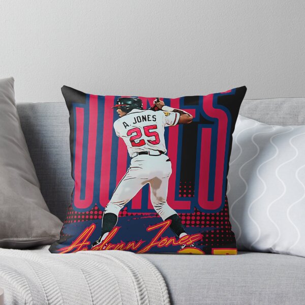 Item preview, Andruw Jones Baseball Iconic Swing With Jersey 25 designed and sold by vinay vasamsetty.
