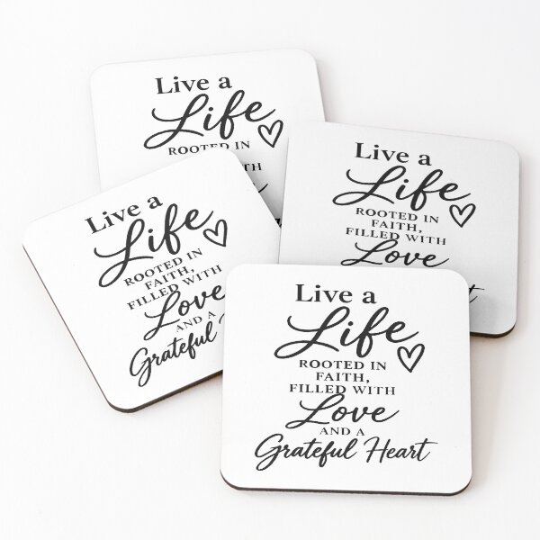 Item preview, live a life rooted in faith filled with love and a grateful heart  designed and sold by OCD_JESSICA.