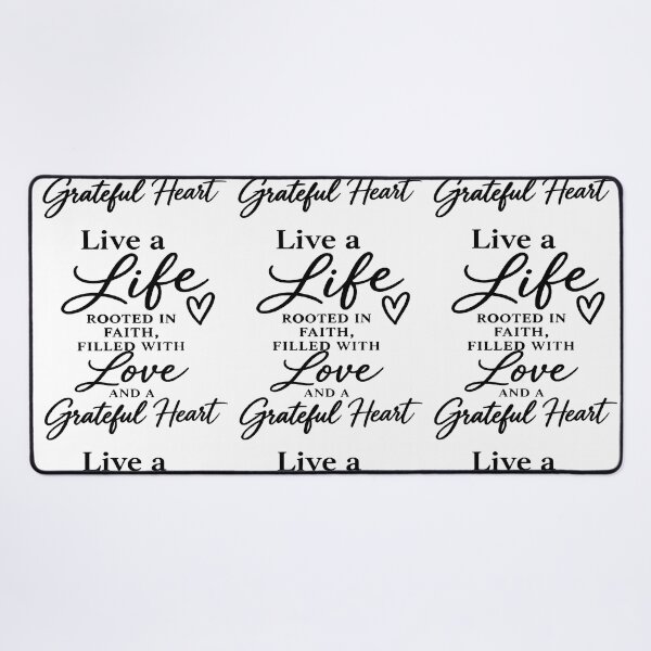 Item preview, live a life rooted in faith filled with love and a grateful heart designed and sold by OCD_JESSICA.