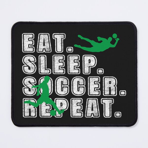 Item preview, Eat Sleep Soccer Repeat Retro Distressed Sports designed and sold by VISIONSTURME.