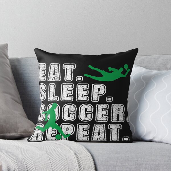 Item preview, Eat Sleep Soccer Repeat Retro Distressed Sports designed and sold by VISIONSTURME.