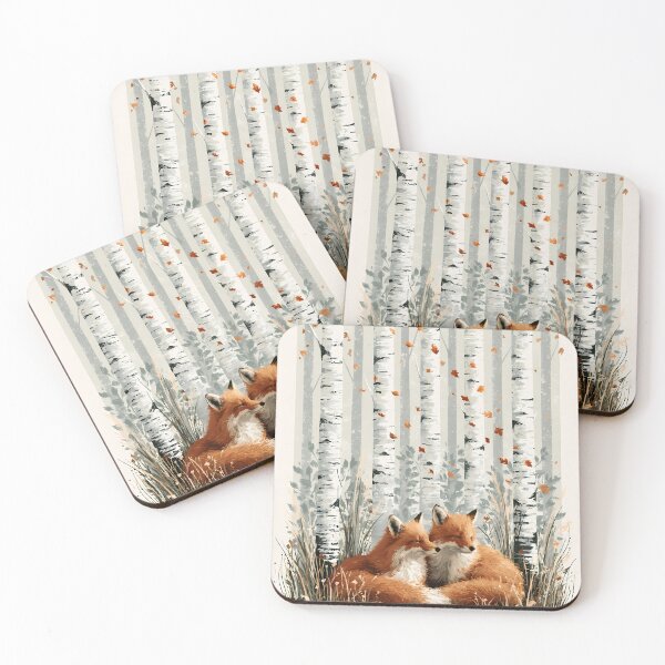 Item preview, The Birches – Enchanted Birch Forest Nature Art designed and sold by Authentic-Merch.