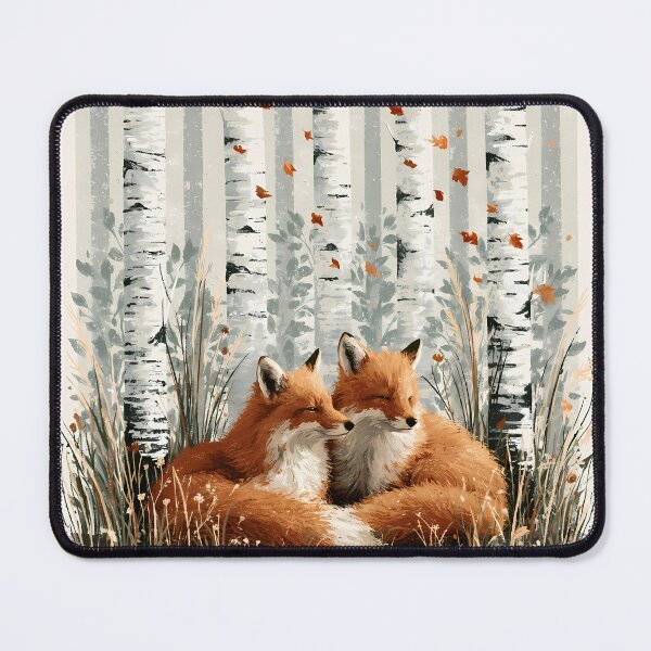 Item preview, The Birches – Enchanted Birch Forest Nature Art designed and sold by Authentic-Merch.