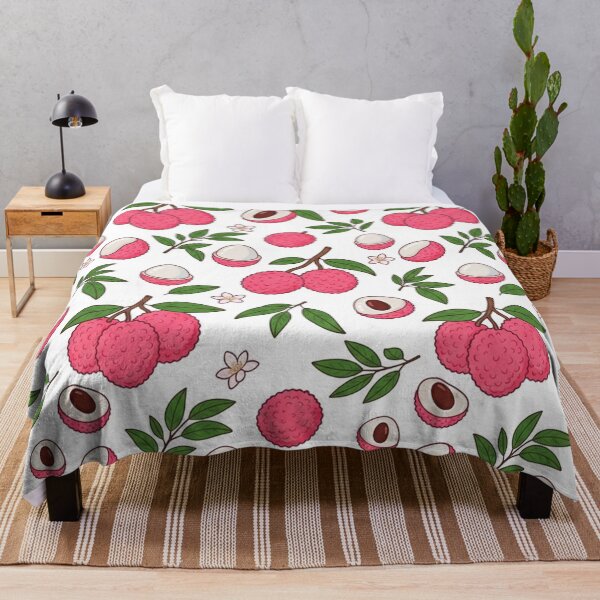 Item preview, Fresh Lychee Fruit Botanical Pattern Illustration designed and sold by Owcomm.